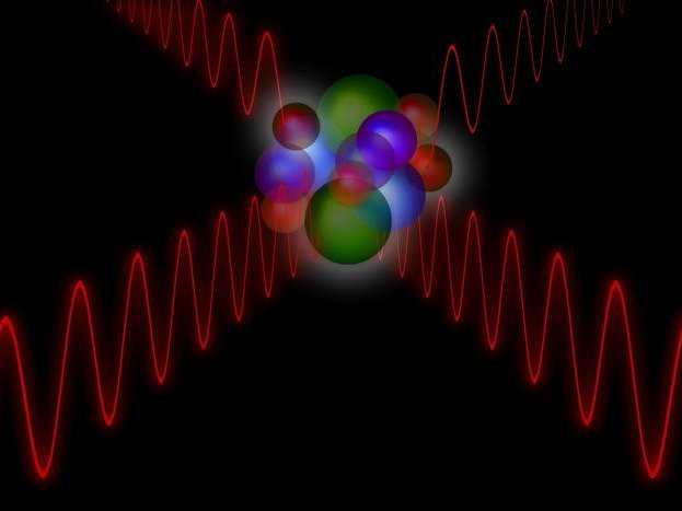 Свет рассеивается светом – с помощью виртуальных частиц. Фото: (c) TU Wien VIENNA UNIVERSITY OF TECHNOLOGY