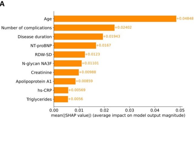 Вклад отдельных показателей в общую оценку риска моделью ИИ. Иллюстрация предоставлена пресс-службой ННГУ им. Н.И. Лобачевского
