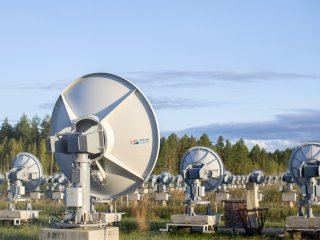 Сибирский радиогелиограф. Фото: Евгений Козырев / предоставлено пресс-службой ИСЗФ СО РАН