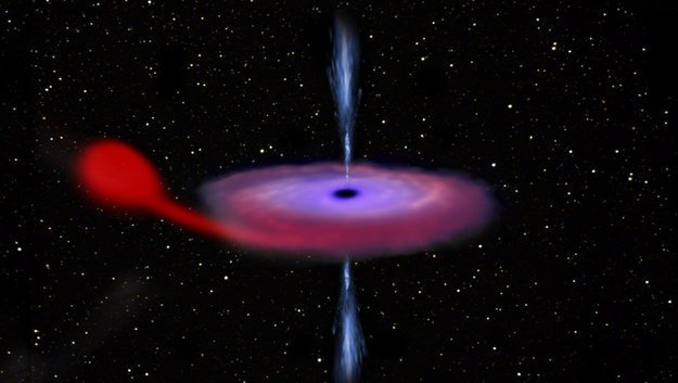 В нашей Галактике пробудилась гигантская черная дыра