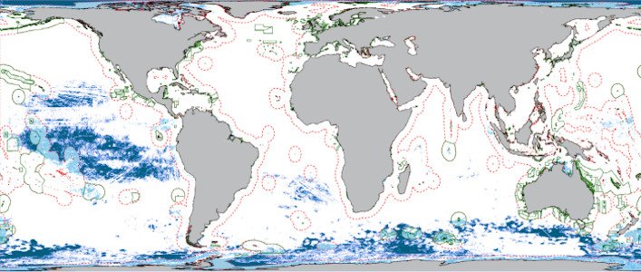 Только 13% Мирового океана остаются не тронутыми людьми