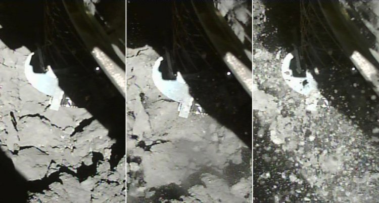 Космический корабль Hayabusa2 взял образец пыли с астероида Рюгу
