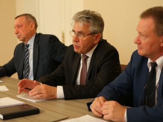 Беглов А.Д. и Сергеев А.М. Встреча в Пулково -…