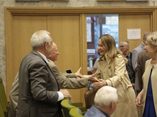 Академик Роберт Нигматулин выступил в Институте океанологии РАН в честь своего юбилея. Фото: Ольга Мерзлякова / «Научная Россия»