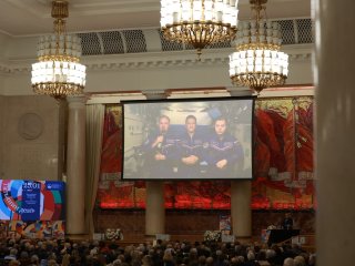 «Умов талантливых обитель»: в МГУ состоялось торжественное заседание ко Дню основания университета. Фото: Елена Либрик / «Научная Россия»