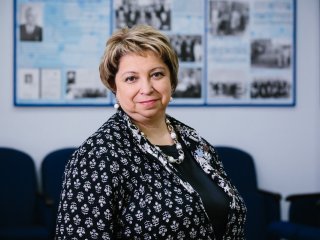 Лекция академика Юлии Горбуновой о металлоорганических каркасах. Фото: Ольга Мерзлякова / Научная Россия