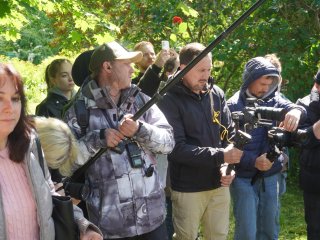 Сотрудники МГУ вернули на историческое место надгробный памятник выдающемуся библиографу. Фото: Никита Ланской / Научная Россия