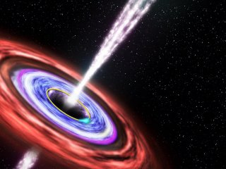 Пульсация гамма-излучения далекой галактики и физика черных дыр
