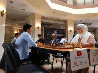 Шахматный турнир в МГУ