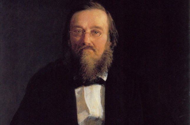 Портрет историка Николая Ивановича Костомарова 1870/Художник Ге Николай/Третьяковская галерея