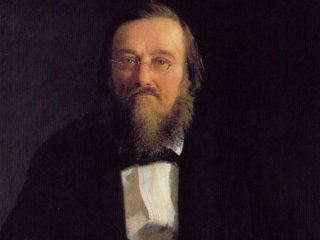 Портрет историка Николая Ивановича Костомарова 1870/Художник Ге Николай/Третьяковская галерея