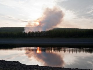 Изменение климата и пожары в северной тайге повлияют на качество воды в реках бассейна Северного Ледовитого океана