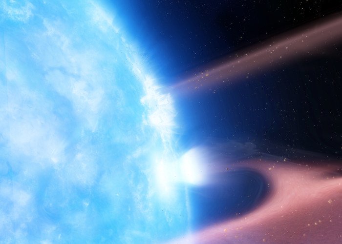 Астрономы впервые наблюдали, как обломки планет сталкиваются со звездой