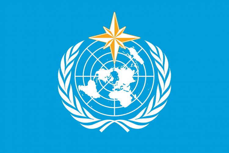 Флаг Всемирной Метеорологической Организации (World Meteorological Organization)