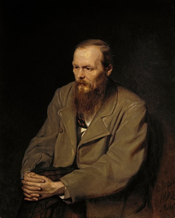 Ф.М. Достоевский. Портрет работы В. Г. Перова, 1872 год