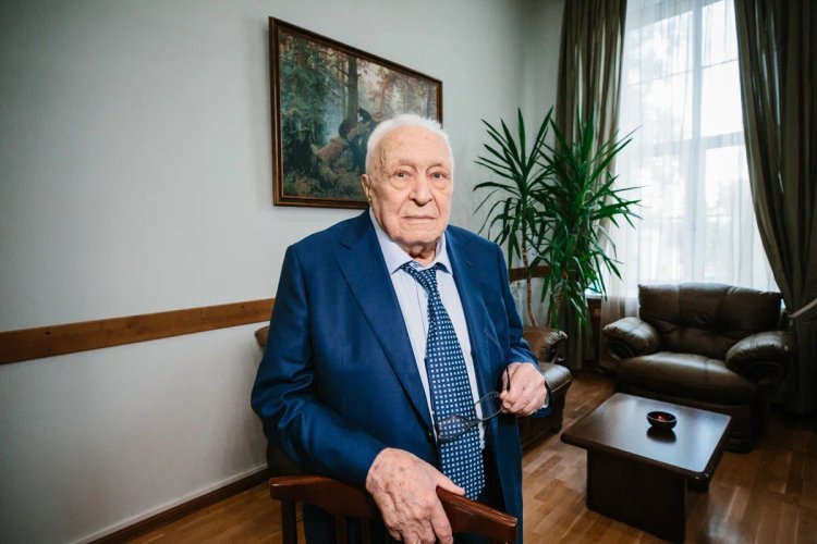 Георгий Авраамович Франк. Фото Ольги Мерзляковой / Научная Россия