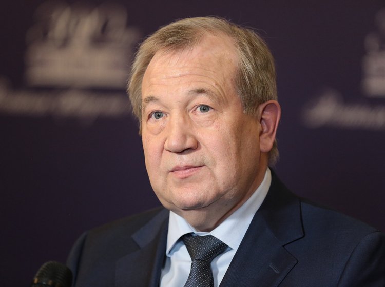 «Не импортозамещение, а технологический прорыв», — президент РАН Геннадий Красников на Общем собрании членов РАН. Фото: Ольга Мерзлякова / Научная Россия