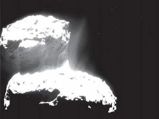 Неожиданные снимки кометы Чурюмова-Герасименко
