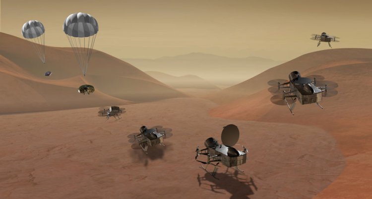«Стрекоза» НАСА летит на спутник Сатурна Титан