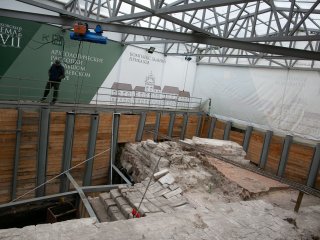 В Большом Кремлевском сквере завершились раскопки Института археологии РАН