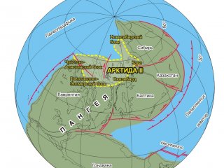 Древний континент Арктида возникал и распадался дважды