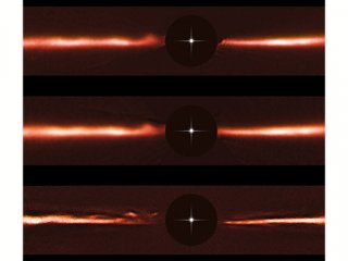 Астрономы обнаружили таинственные волны в протопланетном диске