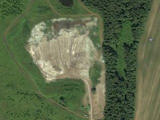 Разновременные снимки объекта захоронения коммунальных отходов из открытого картографического сервиса Google Earth