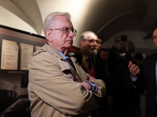 Открытие выставки «Кунсткамера в годы Великой Отечественной войны: крепость науки и обороны». Фото: Елена Либрик / «Научная Россия»