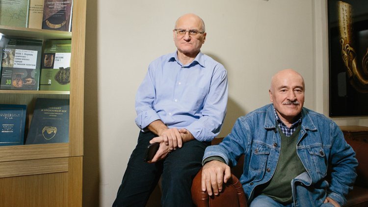 Археологи Шахмардан Назимович Амиров и Рабадан Гаджиевич Магомедов