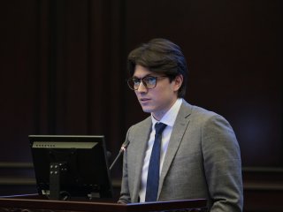 Торжественное открытие конференции «Безопасность человека как глобальный вызов современности: перспективы применения медицинских газов и газовых смесей». Фото: Ольга Мерзлякова / «Научная Россия»