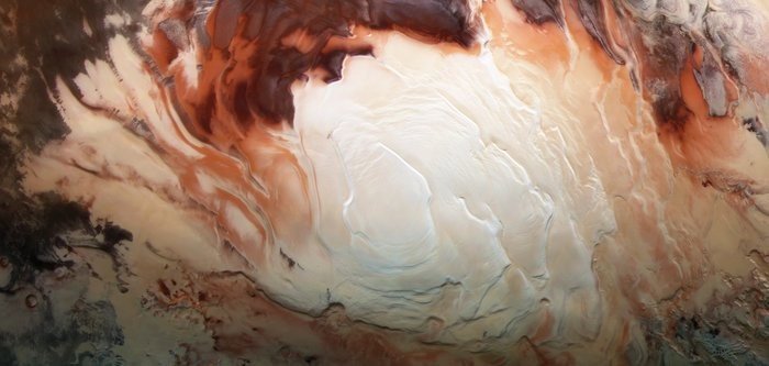 Как выглядит Южный полюс Марса?