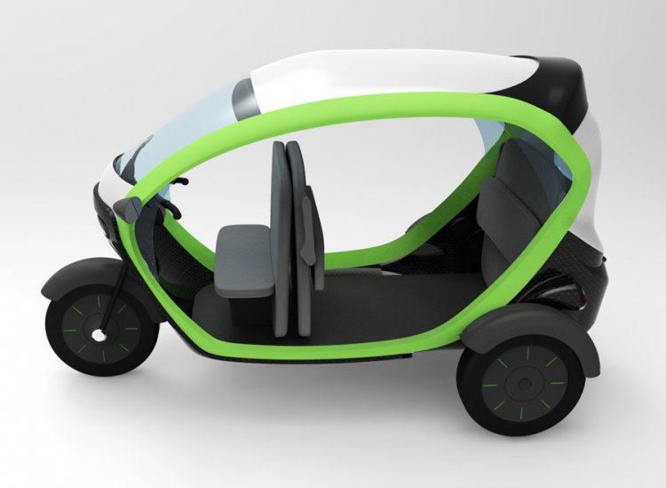 Трехколесный электроцикл — городской транспорт будущего