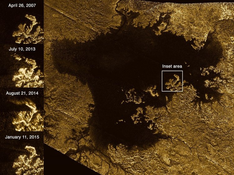 На Титане текут метановые реки