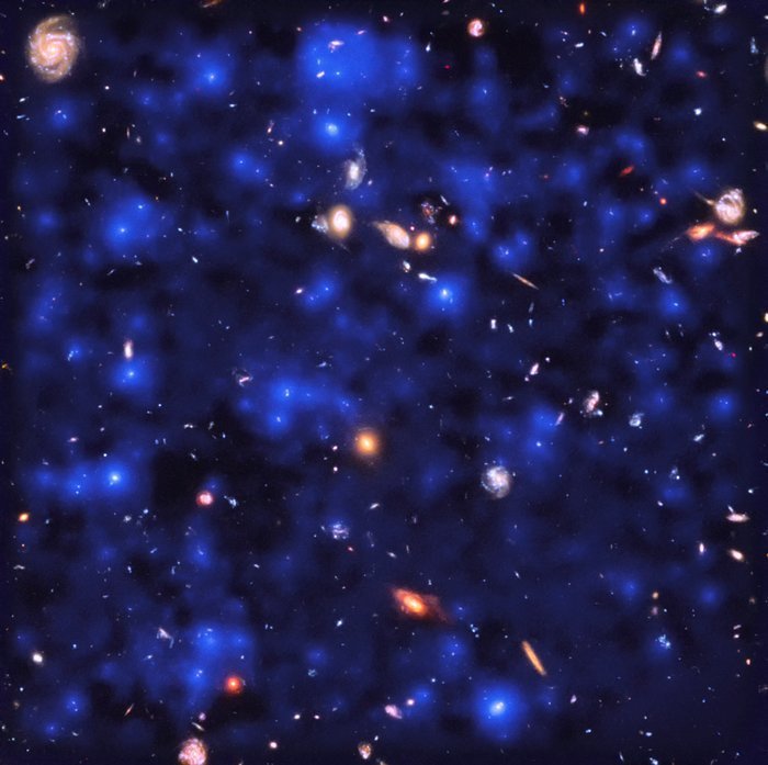 Ученые ESO увидели свет далеких галактик