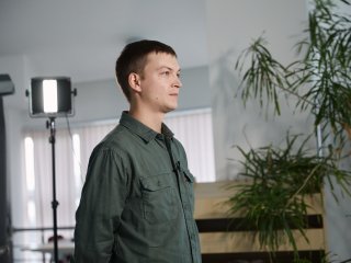 Запись интервью с геологом Антоном Колесниковым.