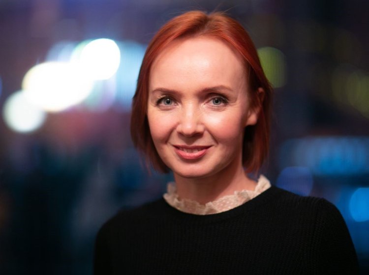 Телеведущая телеканала «Россия 24», главный редактор телеканала «Доктор» Эвелина Закамская. Фото: Андрей Луфт / «Научная Россия» 