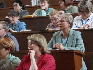 Всероссийский съезд учителей и преподавателей химии стартовал в МГУ. Фото: Янина Хужина / «Научная Россия