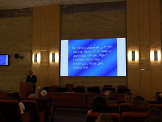 Лекция академика А.Г. Чучалина о терапевтических школах РНИМУ им. Н.И. Пирогова. Фото: Елена Либрик / «Научная Россия»