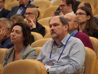XII Международная конференция «Суперкомпьютерные дни в России» проходит в МГУ. Фото: Анастасия Жукова / «Научная Россия»