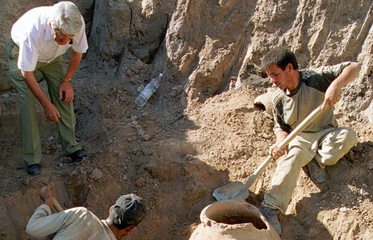 В Таджикистане археологи обнаружили захоронение эфталитов