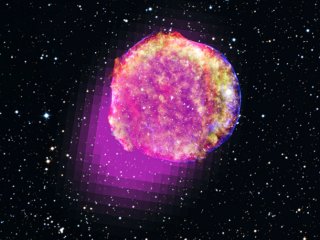 Фото: Гамма-излучение, NASA/DOE/Fermi LAT Collaboration; Рентгеновское излучение, NASA/CXC/SAO; Инфракрасное излучение, NASA/JPL-Caltech; Оптическое излучение, MPIA, Calar Alto, О. Краузе и др. и DSS