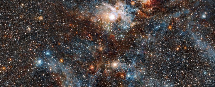 Ученые ESO получили новое детальное изображение туманности Киля