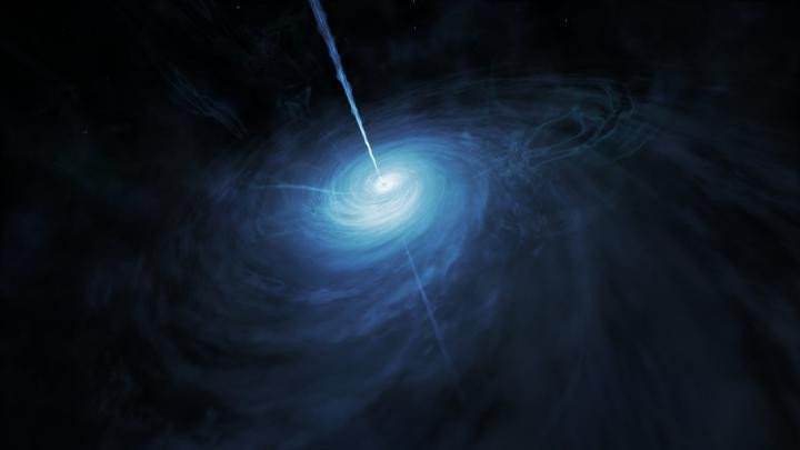 «Хаббл» увидел самый яркий квазар в ранней Вселенной