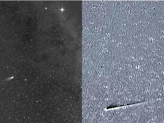Космические аппараты НАСА сняли комету Леонарда на видео 