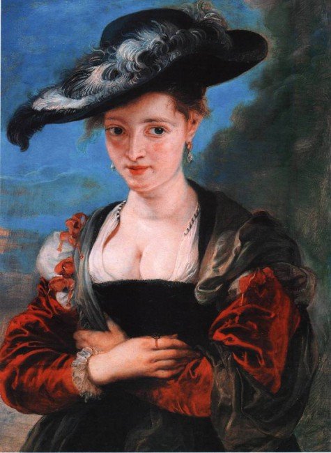 На картине известного фламандского живописца Питера Пауля Рубенса "Соломенная шляпка" изображена женщина с типичными признаками болезни Грейвса
