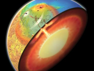 Ученые открыли на Марсе активный мантийный плюм 