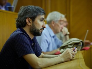 22-я Ломоносовская конференция по физике элементарных частиц открылась в МГУ. Фото: Елена Либрик / «Научная Россия»