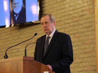 Лекция академика А.Г. Чучалина о терапевтических школах РНИМУ им. Н.И. Пирогова. Фото: Елена Либрик / «Научная Россия»