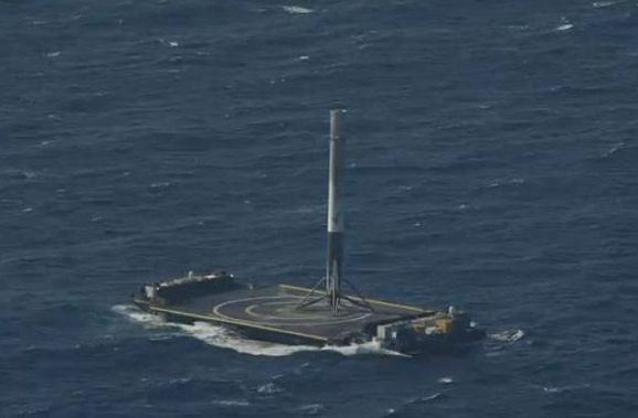 Falcon 9 приземлился там и так, как нужно