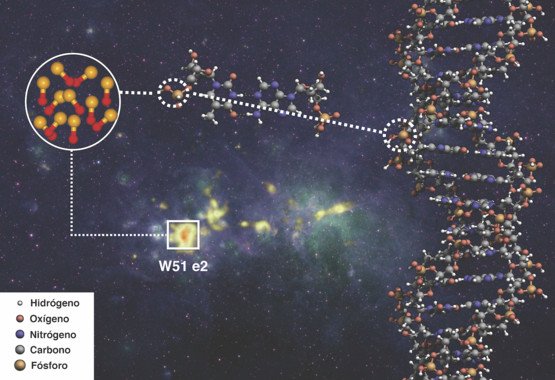 Астрономы впервые обнаружили молекулу оксида фосфора в колыбели звезд